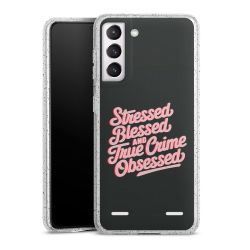 Carry Case Hülle Transparent/glitter ohne Band