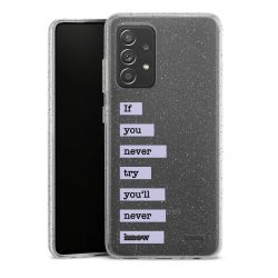 Carry Case Hülle Transparent/glitter ohne Band