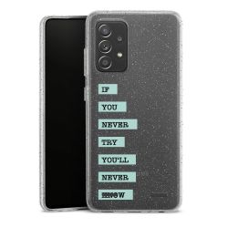 Carry Case Hülle Transparent/glitter ohne Band