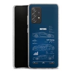 Carry Case Hülle Transparent/glitter ohne Band