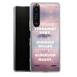 Carry Case Hülle Transparent ohne Band