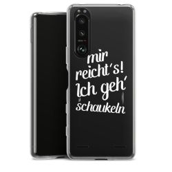 Carry Case Hülle Transparent ohne Band