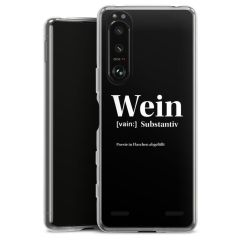 Carry Case Hülle Transparent ohne Band