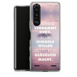 Carry Case Hülle Transparent ohne Band