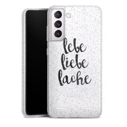 Carry Case Hülle Transparent/glitter ohne Band