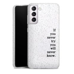 Carry Case Hülle Transparent/glitter ohne Band