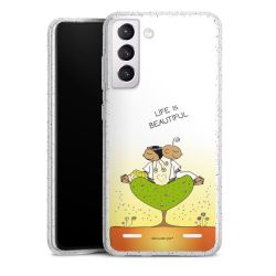 Carry Case Hülle Transparent/glitter ohne Band