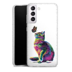 Carry Case Hülle Transparent/glitter ohne Band