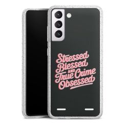 Carry Case Hülle Transparent/glitter ohne Band