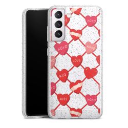 Carry Case Hülle Transparent/glitter ohne Band