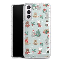 Carry Case Hülle Transparent/glitter ohne Band