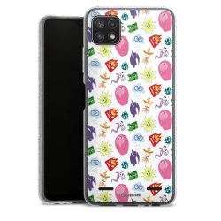 Carry Case Hülle Transparent/glitter ohne Band