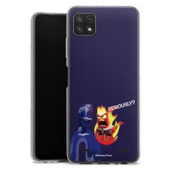 Carry Case Hülle Transparent/glitter ohne Band