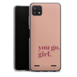 Carry Case Hülle Transparent/glitter ohne Band