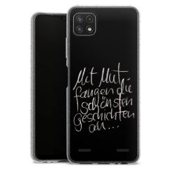 Carry Case Hülle Transparent/glitter ohne Band