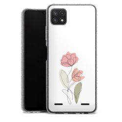 Carry Case Hülle Transparent/glitter ohne Band