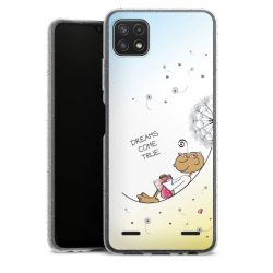 Carry Case Hülle Transparent/glitter ohne Band