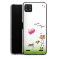 Carry Case Hülle Transparent/glitter ohne Band