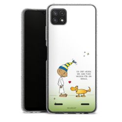 Carry Case Hülle Transparent/glitter ohne Band