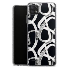 Carry Case Hülle Transparent/glitter ohne Band