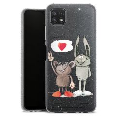 Carry Case Hülle Transparent/glitter ohne Band