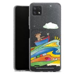 Carry Case Hülle Transparent/glitter ohne Band