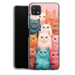 Carry Case Hülle Transparent/glitter ohne Band