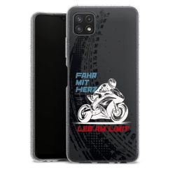 Carry Case Hülle Transparent/glitter ohne Band