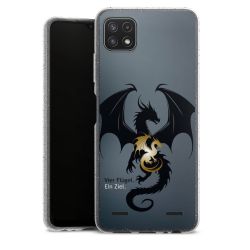 Carry Case Hülle Transparent/glitter ohne Band