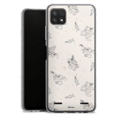 Carry Case Hülle Transparent/glitter ohne Band