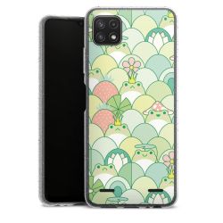 Carry Case Hülle Transparent/glitter ohne Band