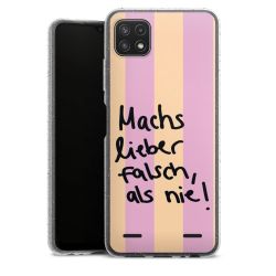 Carry Case Hülle Transparent/glitter ohne Band