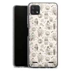 Carry Case Hülle Transparent/glitter ohne Band