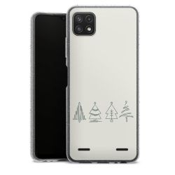 Carry Case Hülle Transparent/glitter ohne Band