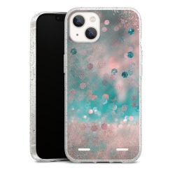 New Carry Case Hülle transparent-glitter