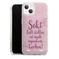 Carry Case Hülle Transparent/glitter ohne Band