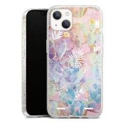 New Carry Case Hülle transparent-glitter