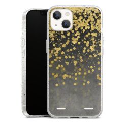 New Carry Case Hülle transparent-glitter