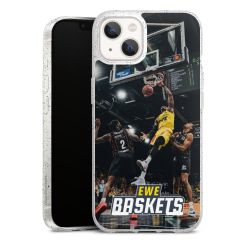 Carry Case Hülle Transparent/glitter ohne Band