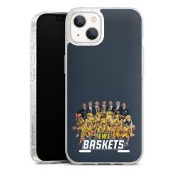 Carry Case Hülle Transparent/glitter ohne Band