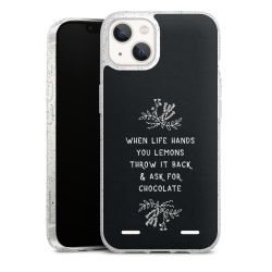 Carry Case Hülle Transparent/glitter ohne Band