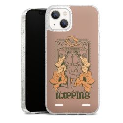 Carry Case Hülle Transparent/glitter ohne Band