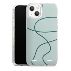 Carry Case Hülle Transparent/glitter ohne Band