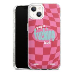 Carry Case Hülle Transparent/glitter ohne Band