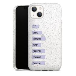 Carry Case Hülle Transparent/glitter ohne Band