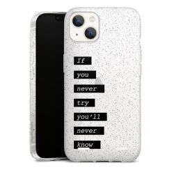 Carry Case Hülle Transparent/glitter ohne Band