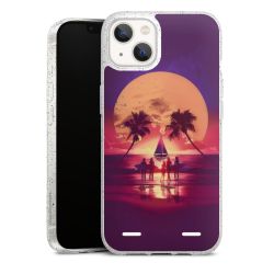 Carry Case Hülle Transparent/glitter ohne Band