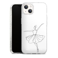 Carry Case Hülle Transparent/glitter ohne Band