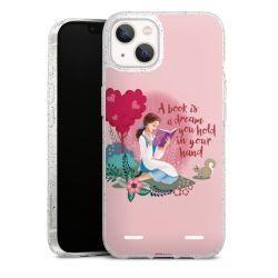 Carry Case Hülle Transparent/glitter ohne Band