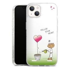 Carry Case Hülle Transparent/glitter ohne Band